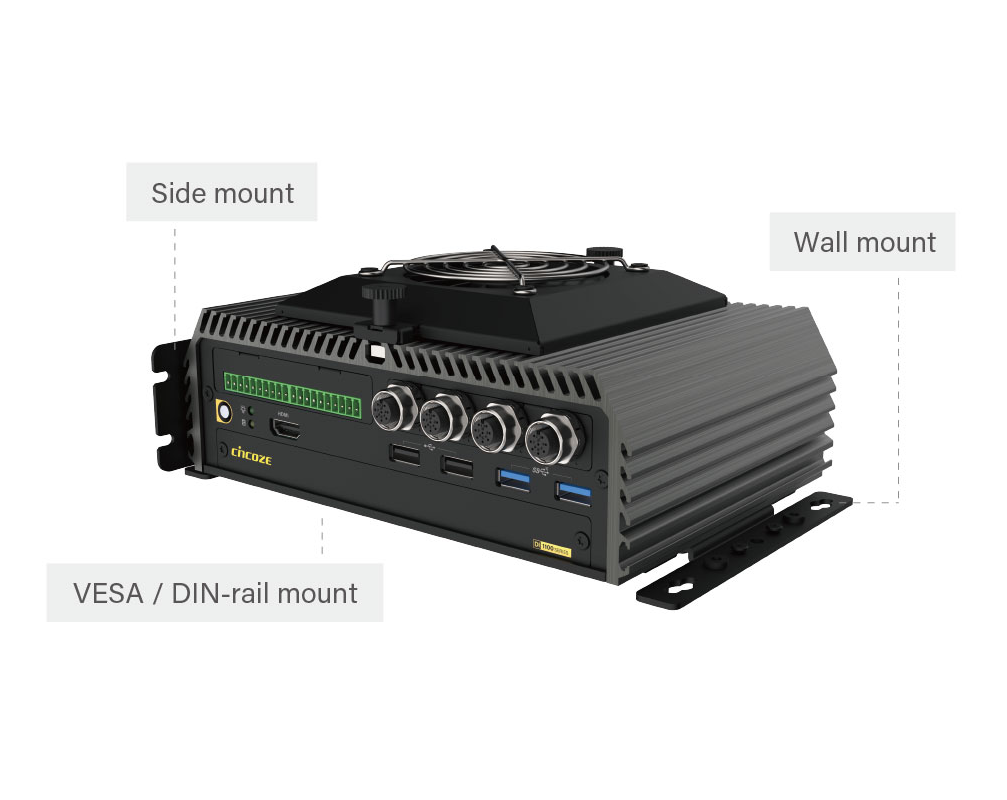 Cincoze DIN Rail Mount Computers