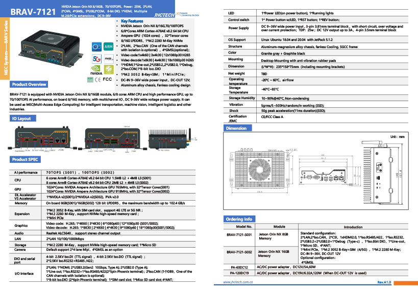 datasheet brav 7121