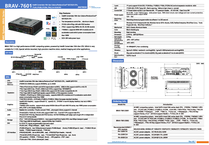 datasheet brav 7601