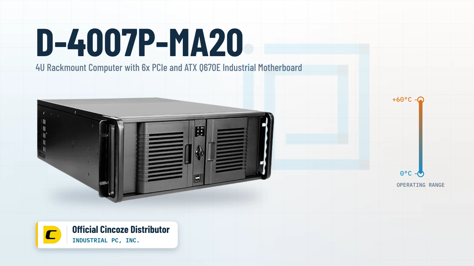 D4007P-MA20 Industrial Fanless PC