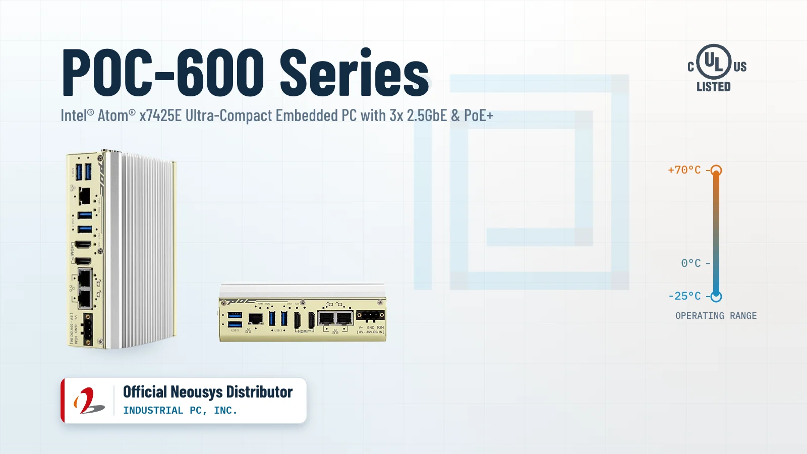 POC-600 Series Industrial Fanless PC